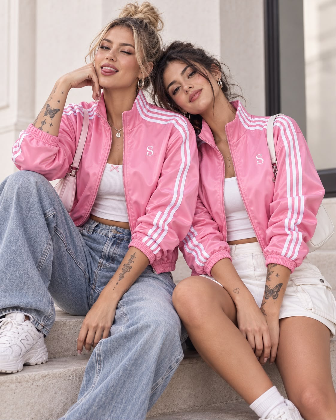 CHAQUETA SAMS ROSADA
