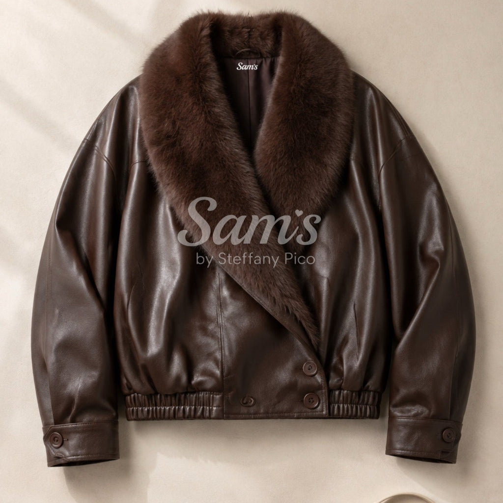 CHAQUETA OCHENTERA PELUCHE