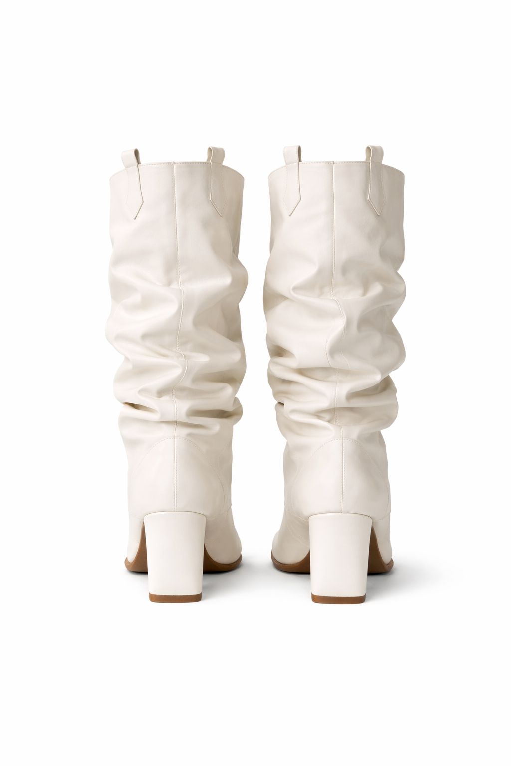 Botas Slouchy en Tono Marfil