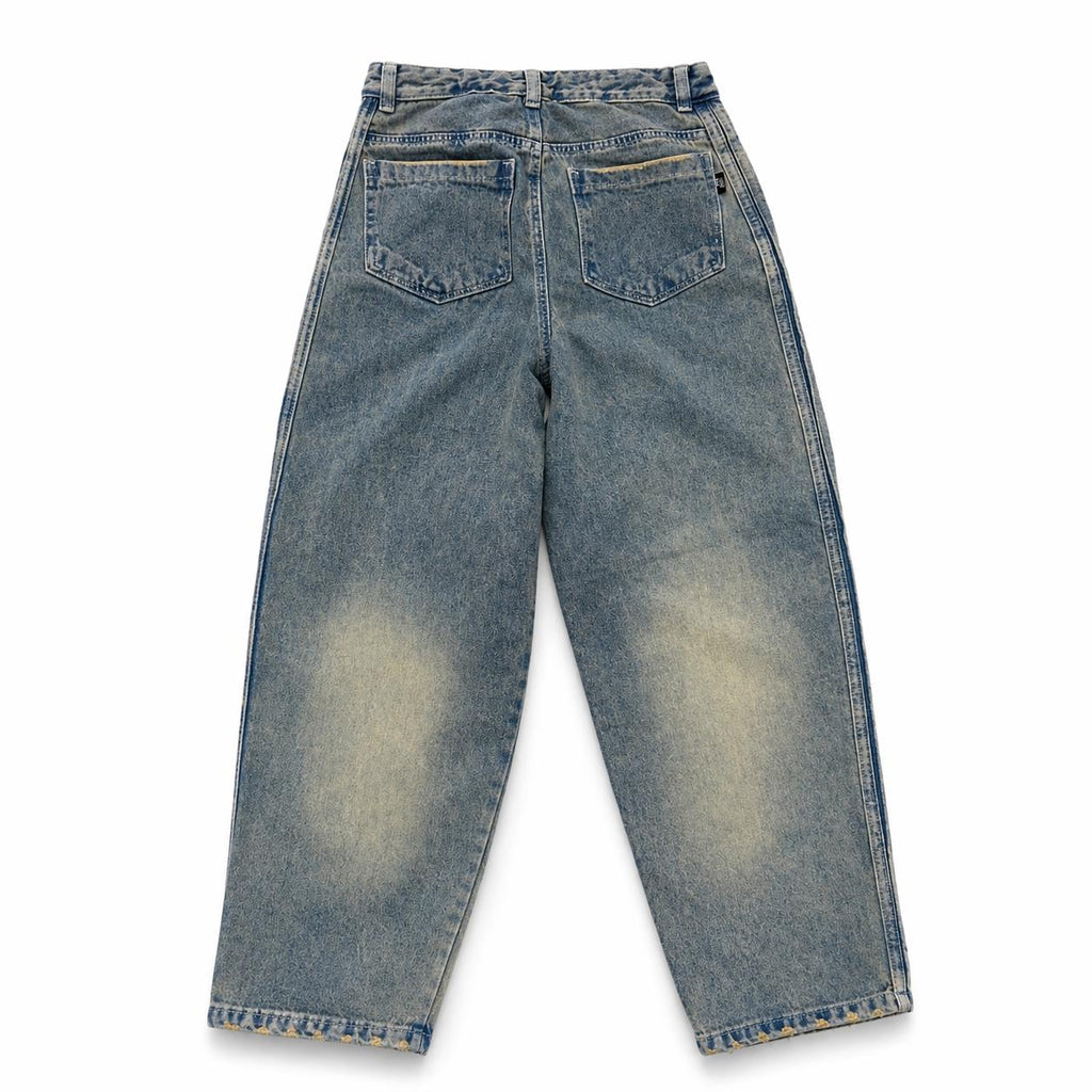 JEANS BAGGY MANTEQUILLA
