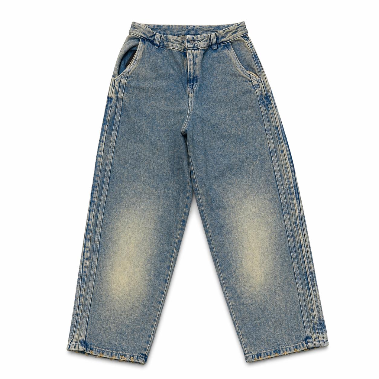 JEANS BAGGY MANTEQUILLA