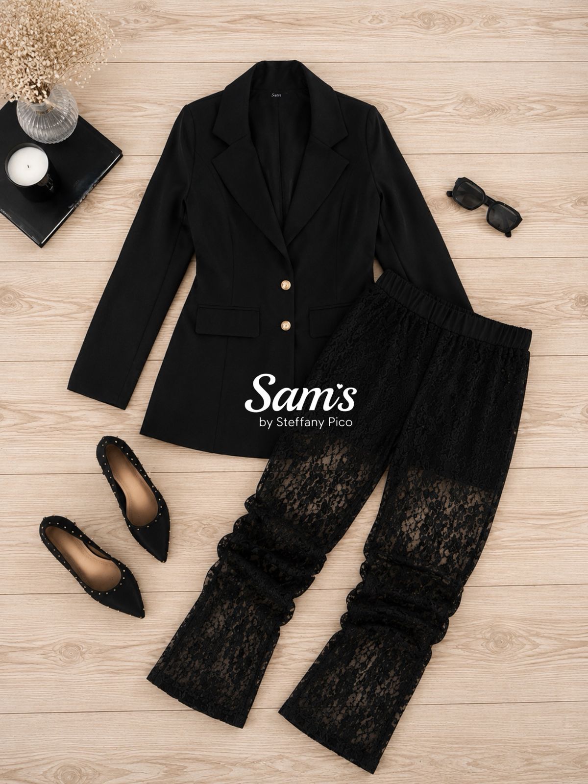 CONJUNTO ENCAJE SAMS