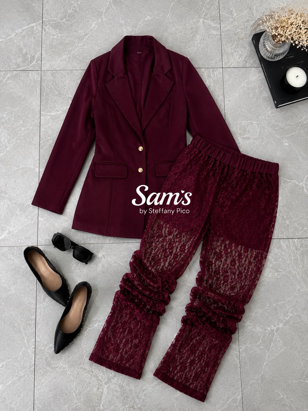 CONJUNTO ENCAJE SAMS