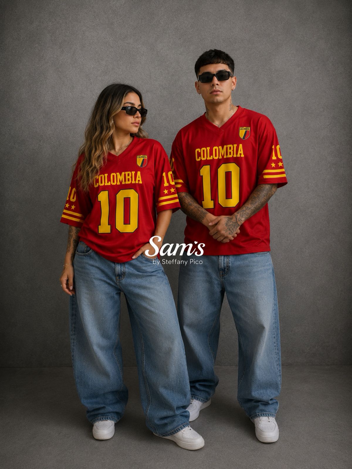 CAMISETA COLOMBIA ROJA