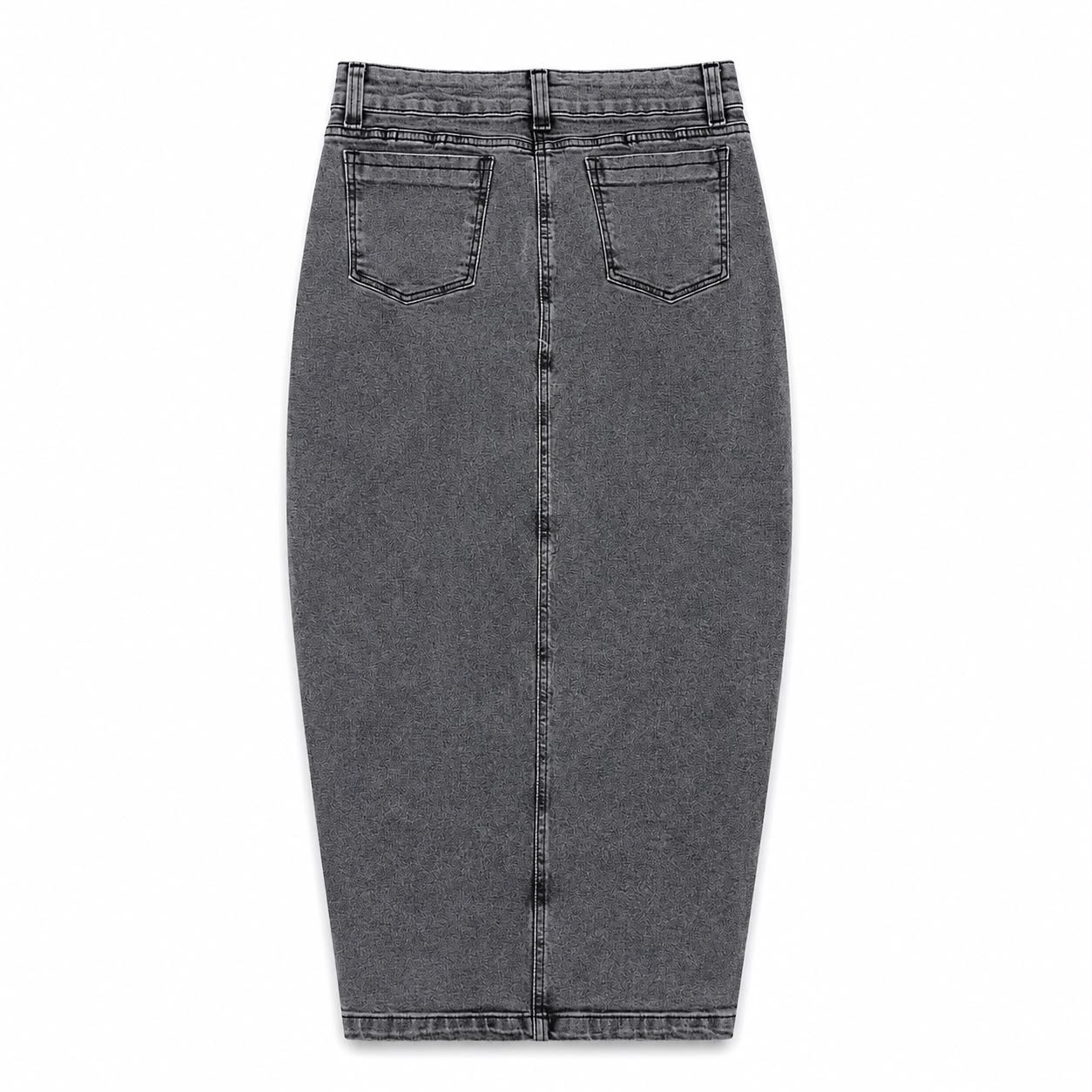 FALDA GRIS LARGA