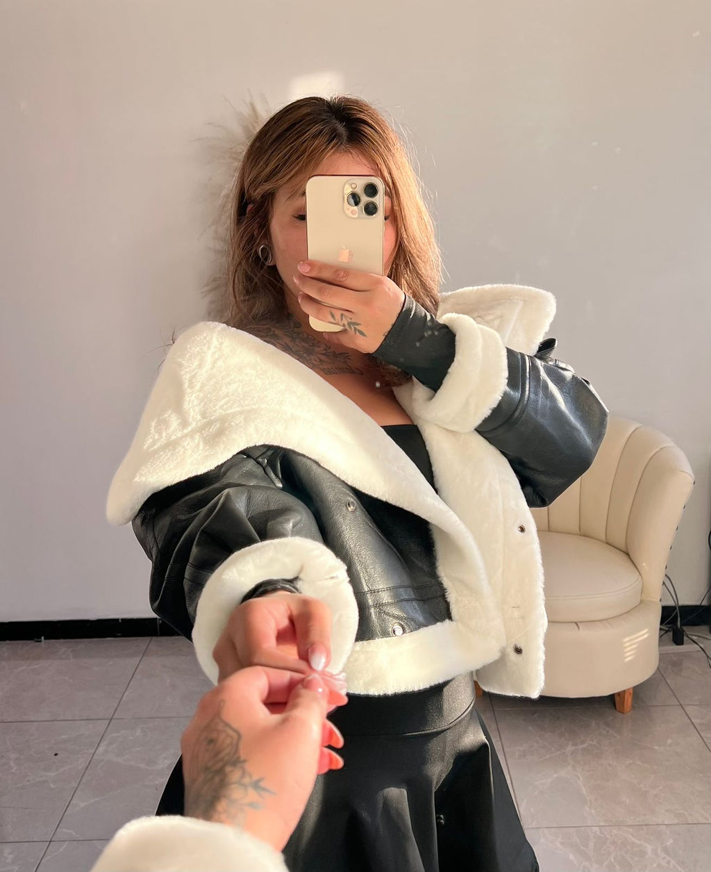 CHAQUETA CHAMARRA OVEJERA N&C