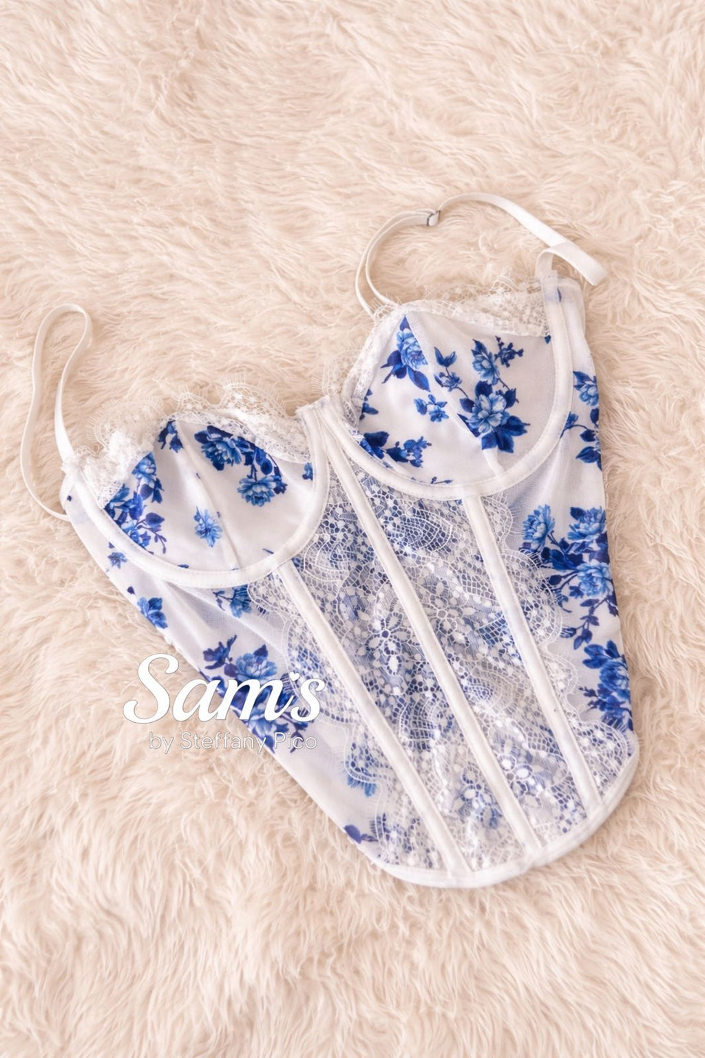 Corset Encaje con Varilla