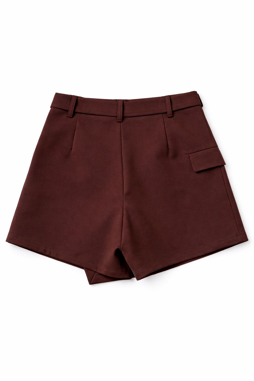 Falda Short Tipo Sastre con Herraje