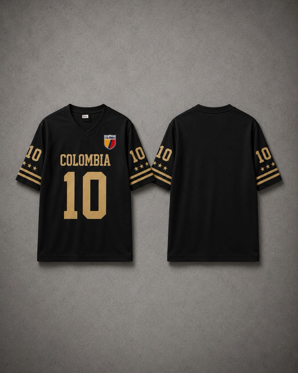 CAMISETA COLOMBIA NEGRA