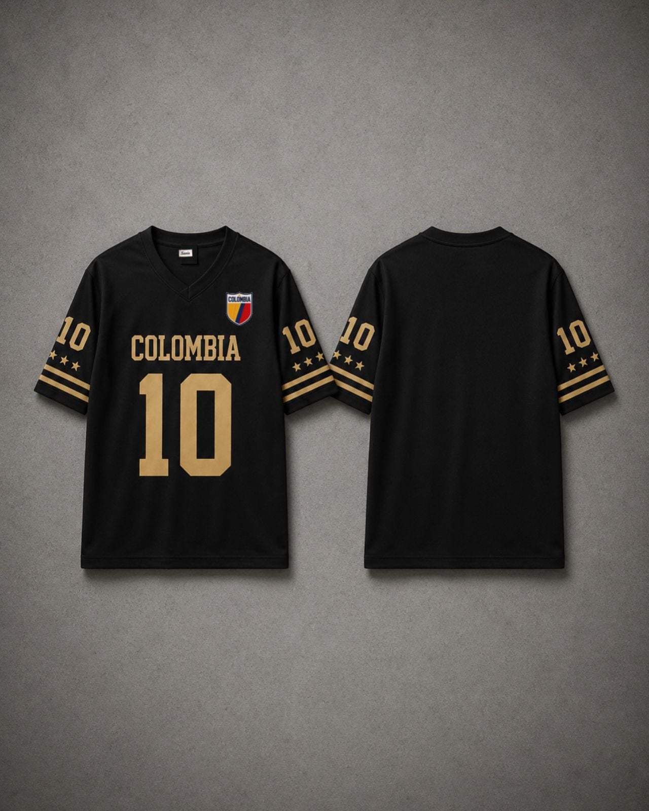 CAMISETA COLOMBIA NEGRA