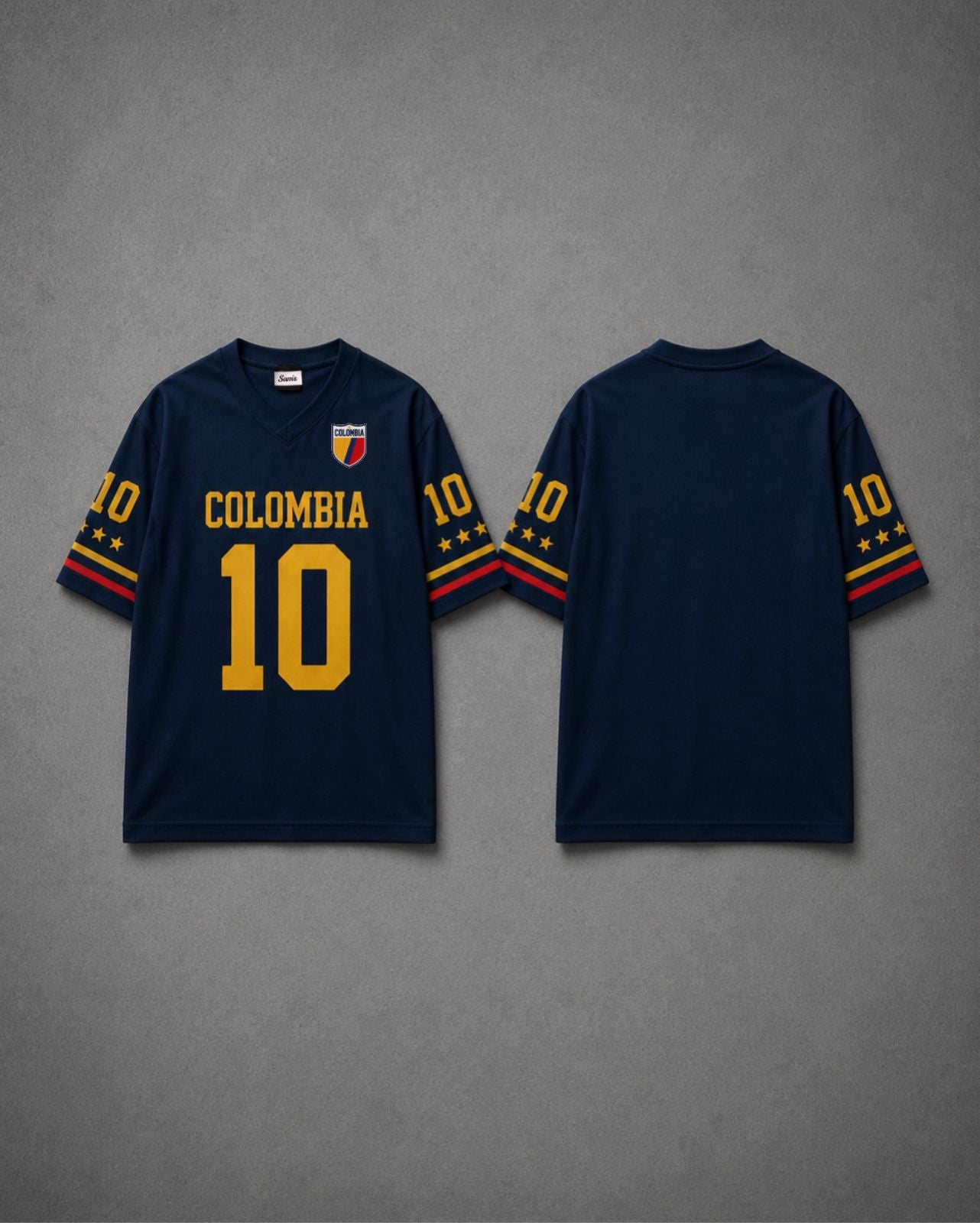 CAMISETA COLOMBIA AZUL