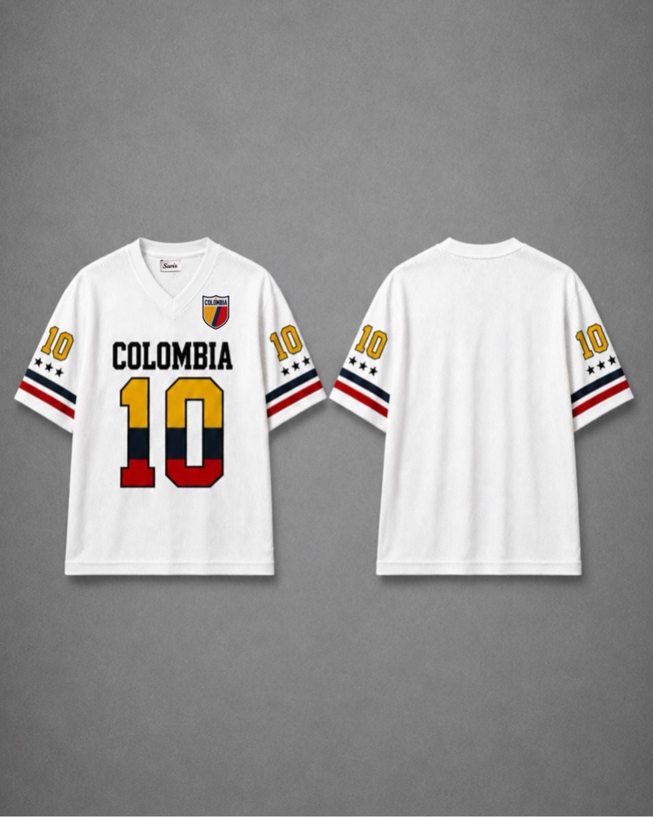 CAMISETA COLOMBIA BLANCA