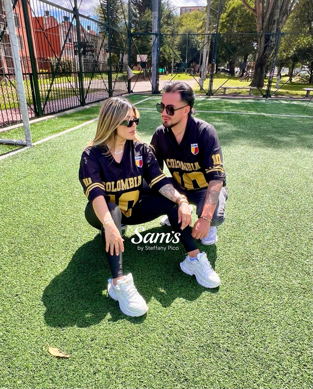 CAMISETA COLOMBIA NEGRA