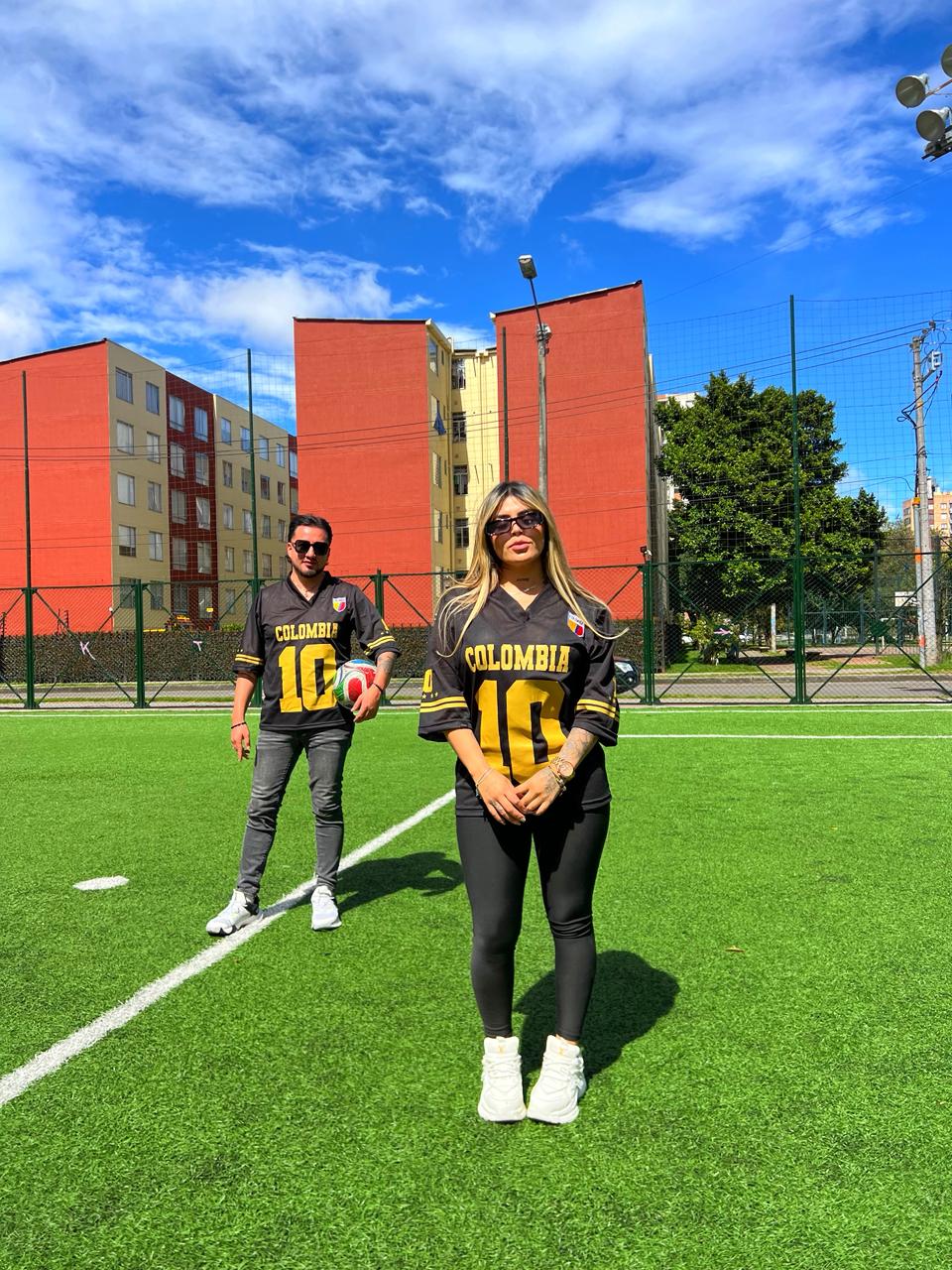 CAMISETA COLOMBIA NEGRA