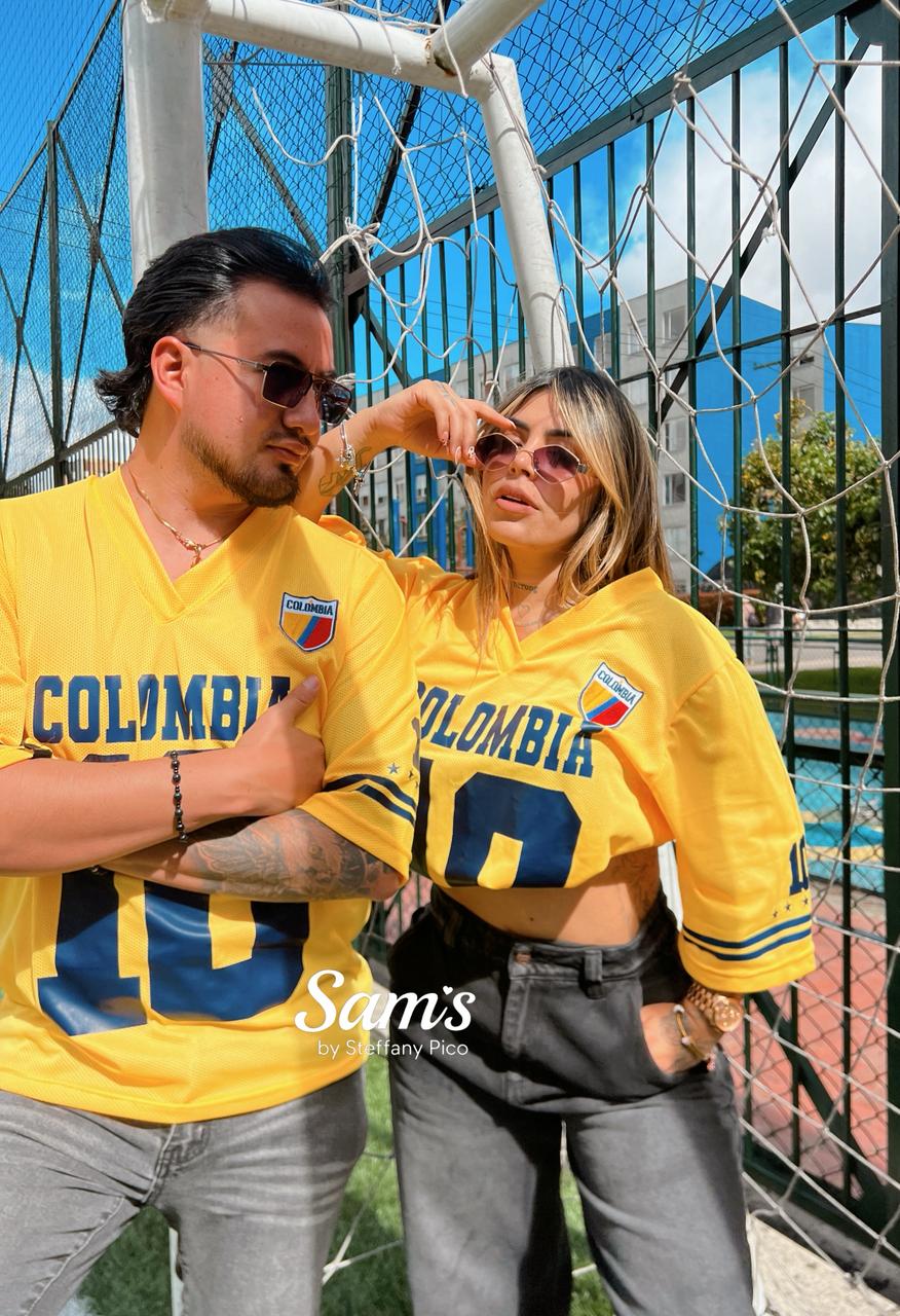 CAMISETA COLOMBIA AMARILLA