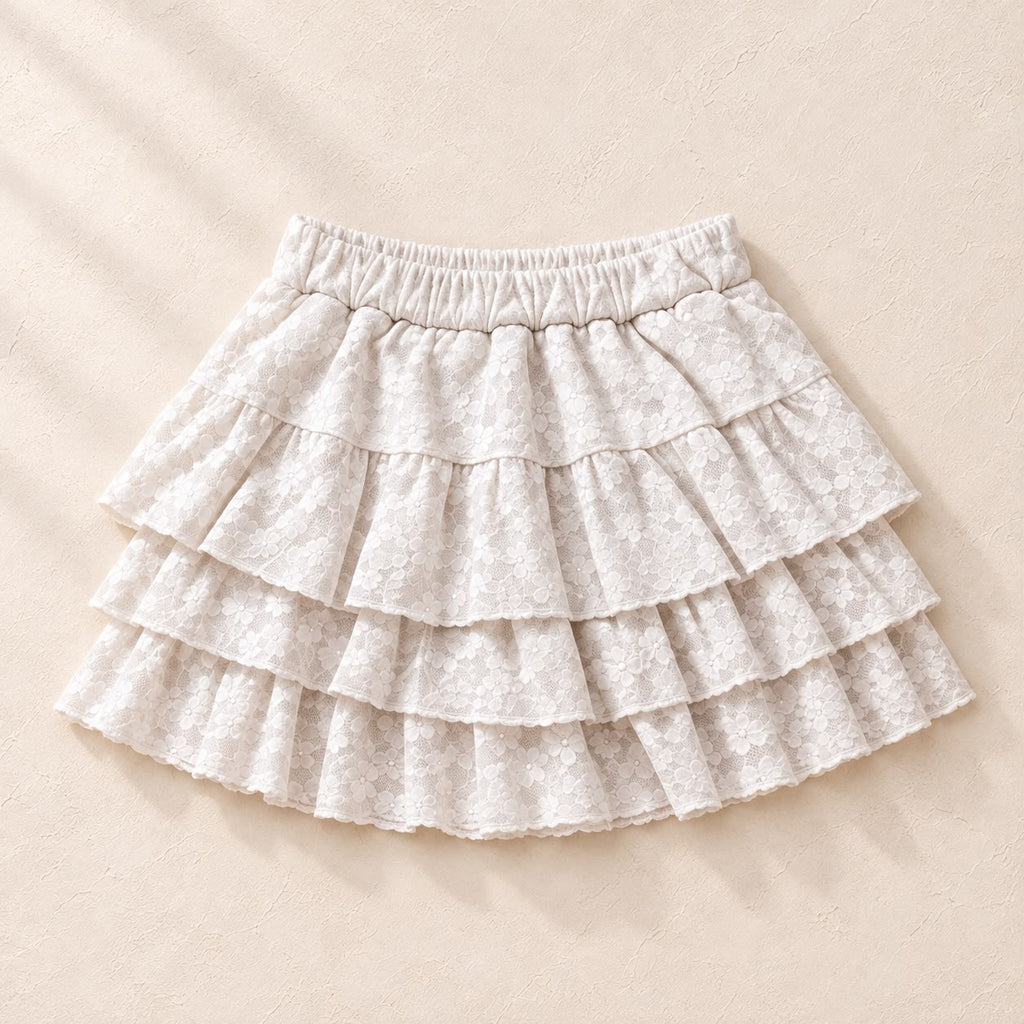 FALDA SHORT ENCAJE