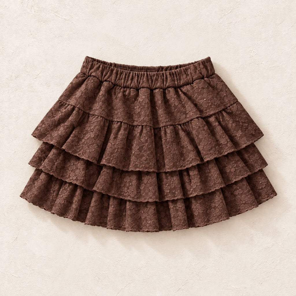 FALDA SHORT ENCAJE